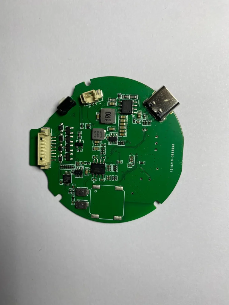 Back view of a dual-core SoC product, showing rear connectors, ports, and PCB components